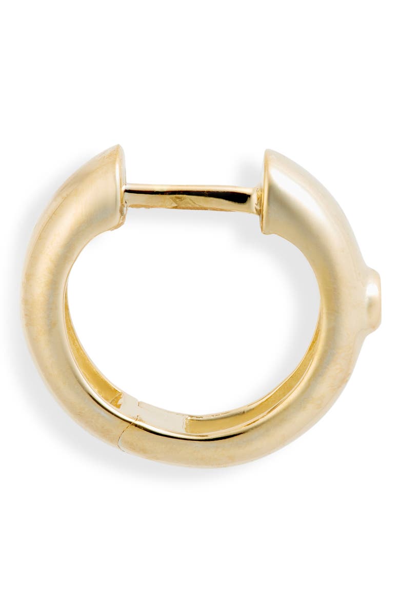 Jennifer Zeuner Court Diamond Huggie Hoop Earrings, Alternate, color, Yellow