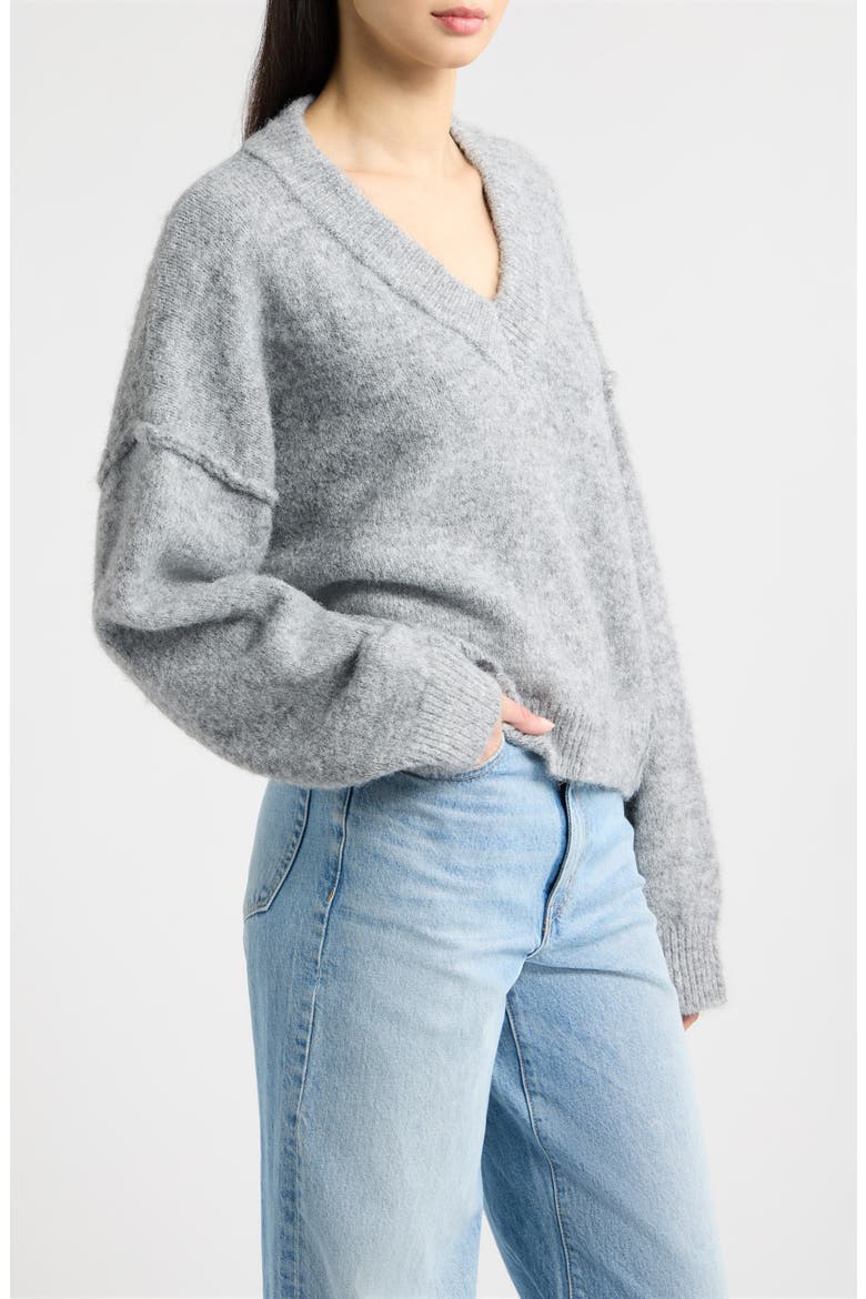 Braylee Sweater, Alternate, color, HEATHER GREY