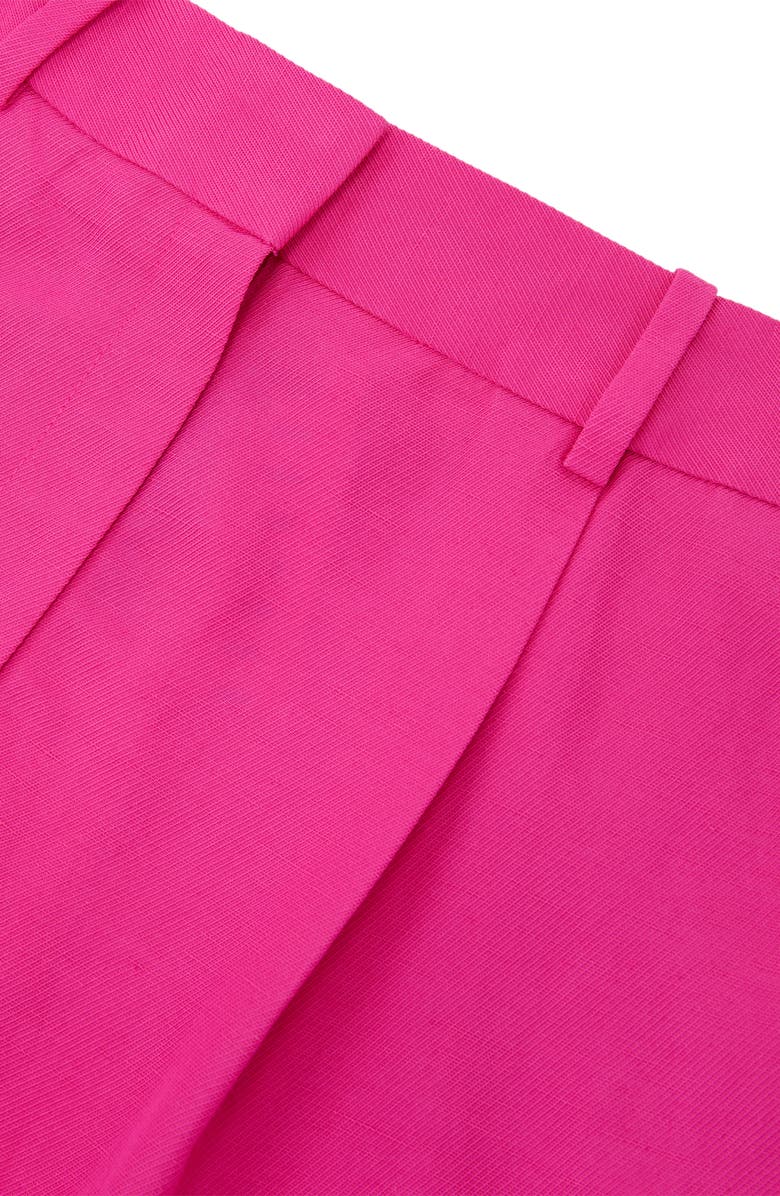 Reiss Charli Pleated Shorts, Alternate, color, Pink