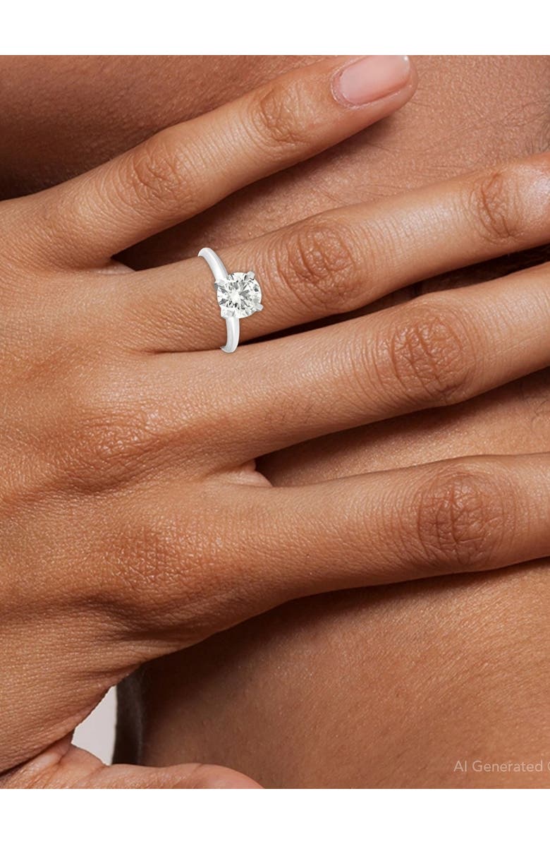 Bliss Diamond 1 3/4Ct Solitaire Diamond Platinum Engagement Ring Lab Grown, Alternate, color,