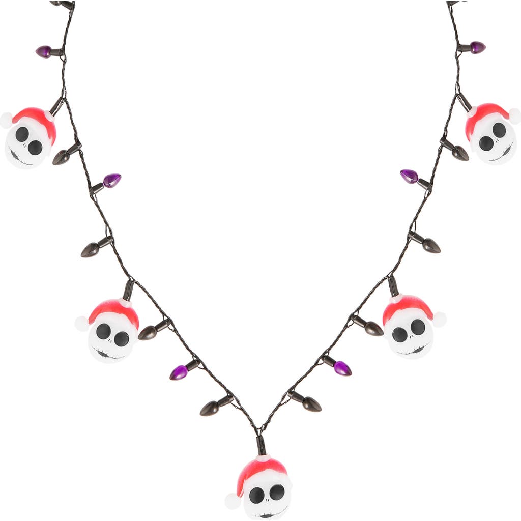Disney The Nightmare Before Christmas Light Up Necklace, 30-inch In Black
