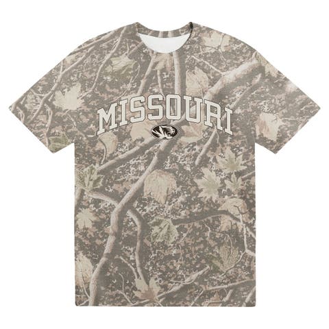 Men's Uscape Apparel Camo Missouri Tigers Back Bay Heavyweight T-Shirt