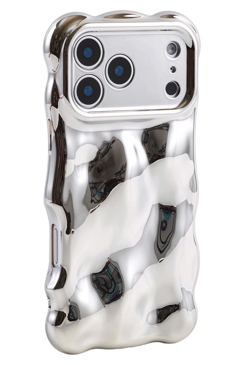 Bubbles iPhone 17 Pro Max Case, Alternate, color, CHROME