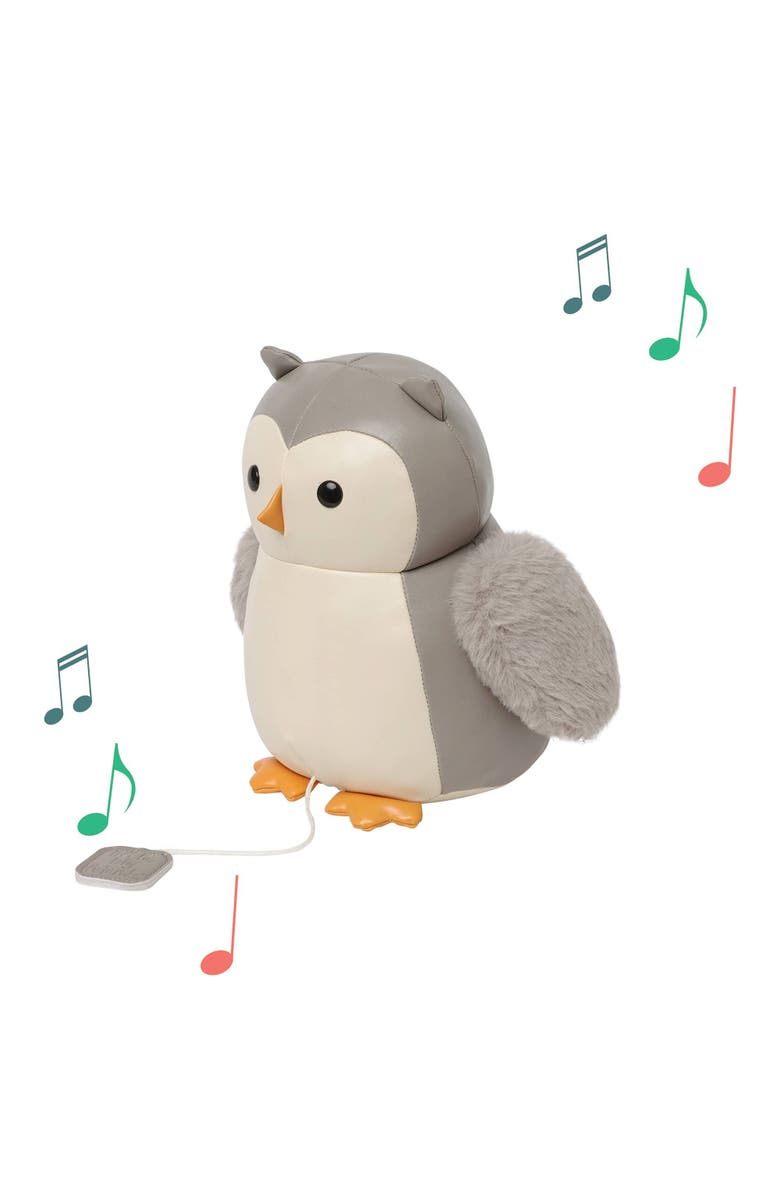 Little Big Friends Musical Friends - Owl, Plush Baby Music Box, Nursery Toy, Main, color, Beige