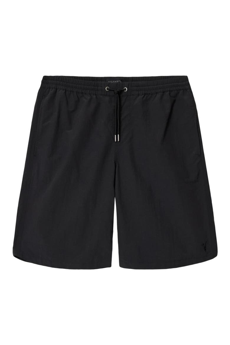 Pier Swim Trunks, Alternate, color, JET BLACK