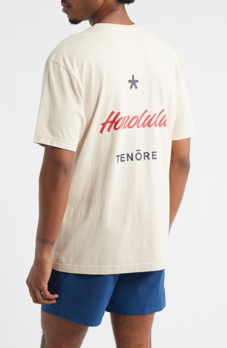 TENŌRE Honolulu Star Graphic Print T-Shirt, Alternate, color, Light Khaki