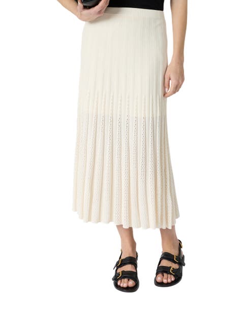 Jocelyna Ribbed Knit Midi Skirt