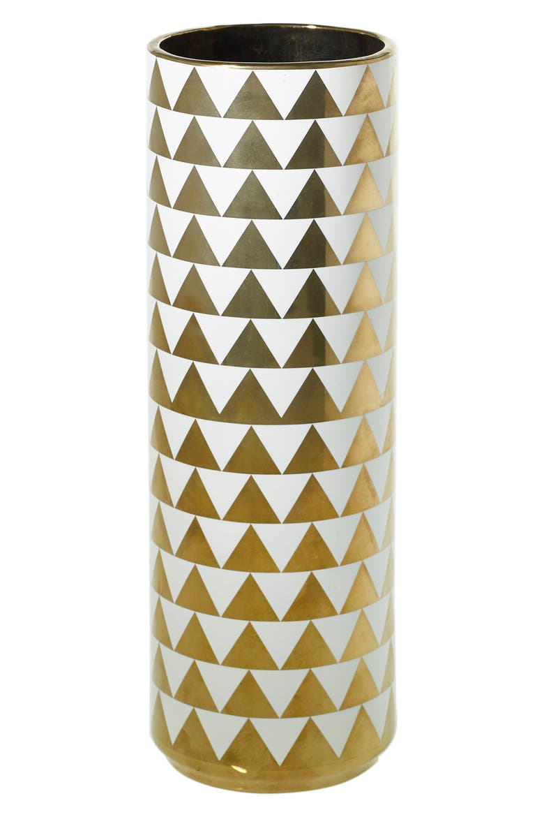 Spade Ceramic Vase, Main, color, TRIANGLE
