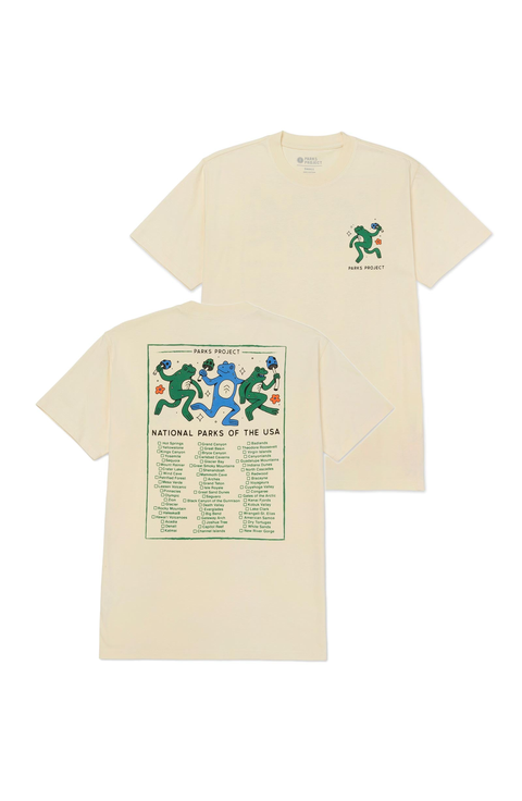 Great Outdoors Dancin' Frogs Checklist Tee