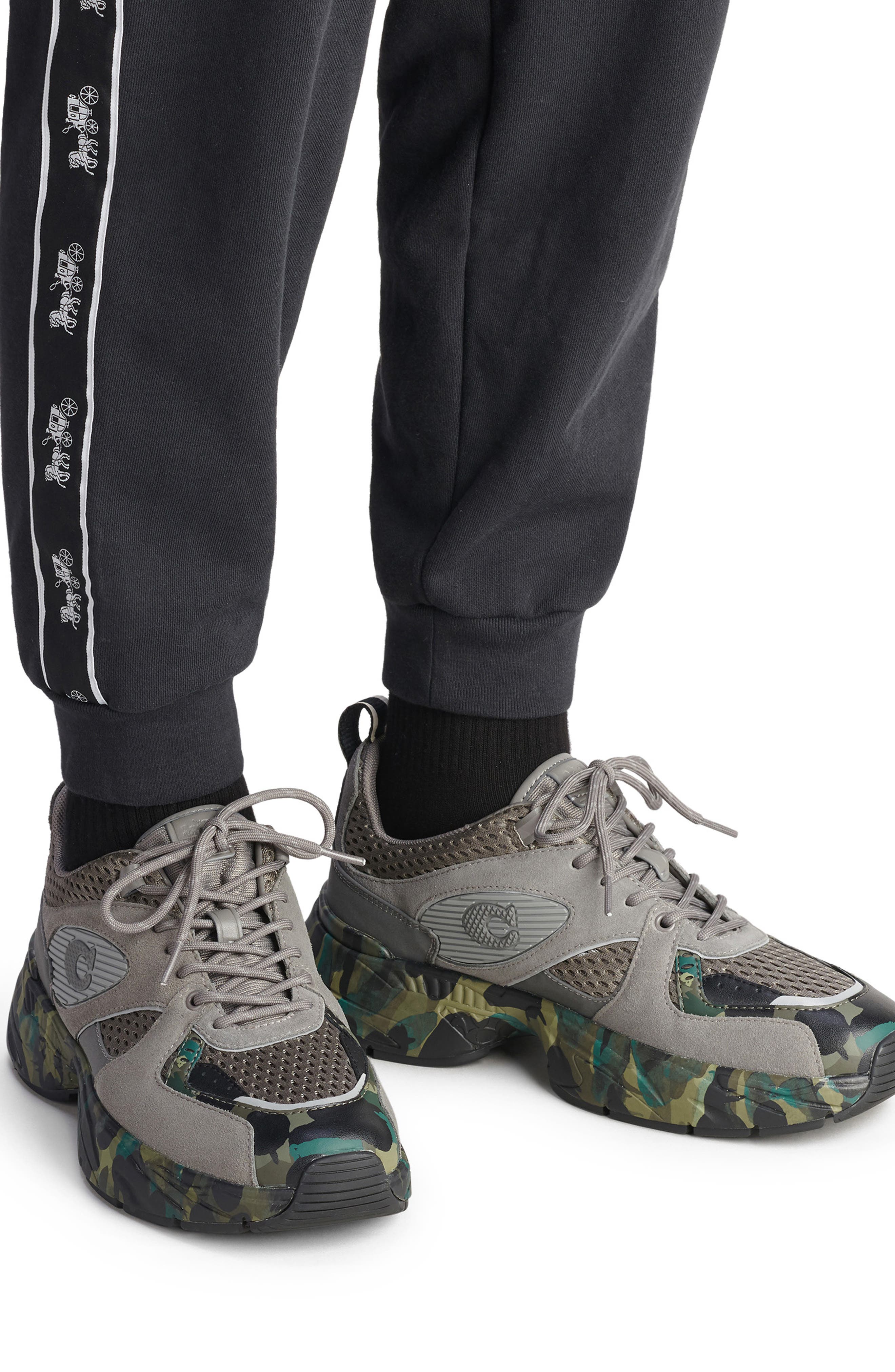 COACH Reflective Camo Tech Runner Sneaker, Alternate, color, 