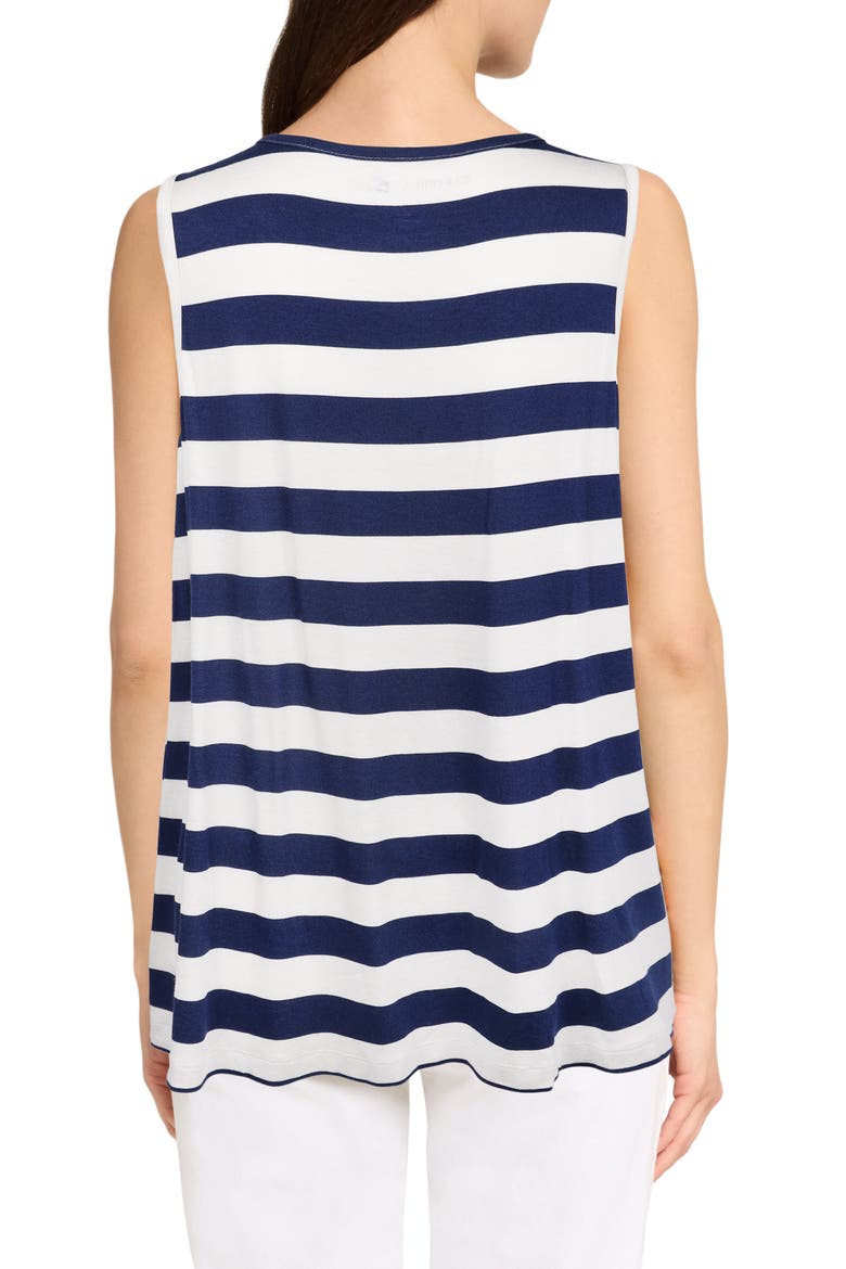 The Everyday Stripe Tank, Alternate, color, NAVY MULTI