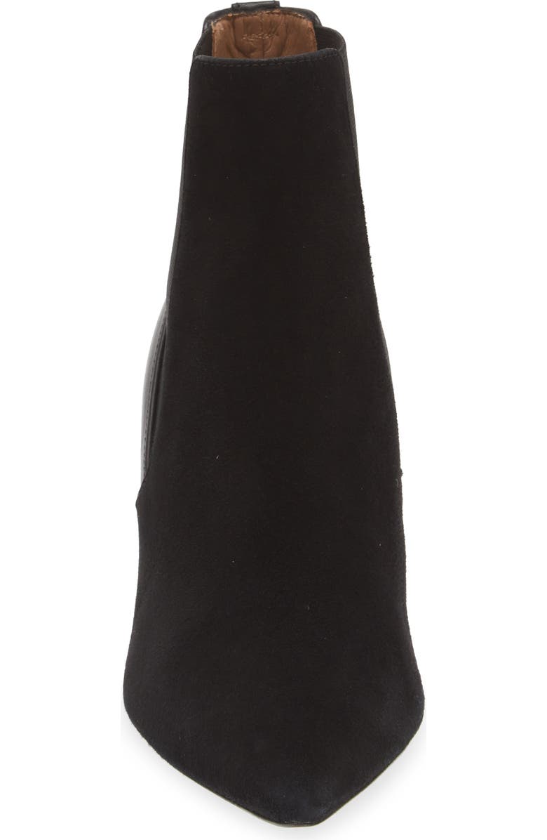 BOSS Janet Pointed Toe Chelsea Boot, Alternate, color, Black