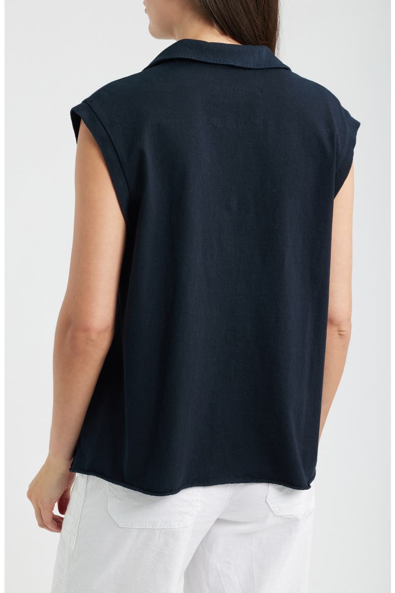 Olivia Sleeveless Shirt, Alternate, color, BRITISH ROYAL NAVY