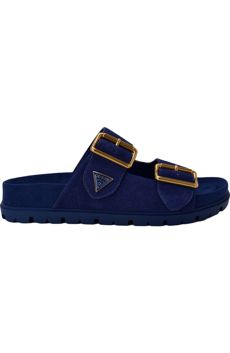 GUESS Fasten Sandal, Alternate, color, Medium Blue 420