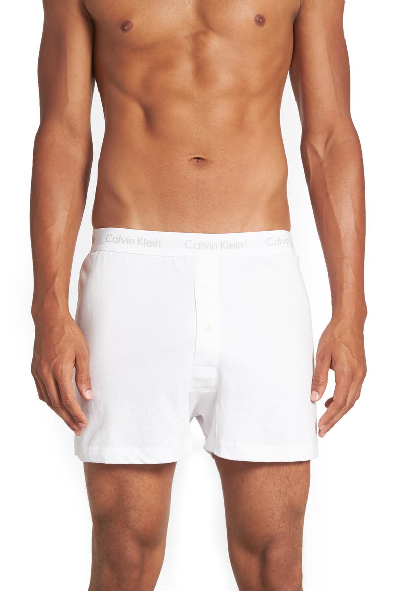 3-Pack Cotton Boxers, Alternate, color, BLACK/ GREY/ WHITE