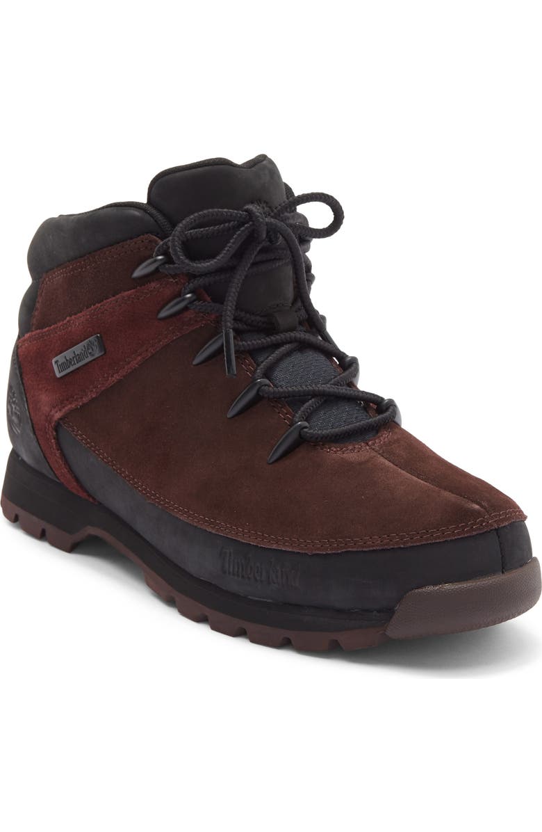 Timberland Euro Spring Mid Hiking Boot, Main, color, Dark Brown Suede