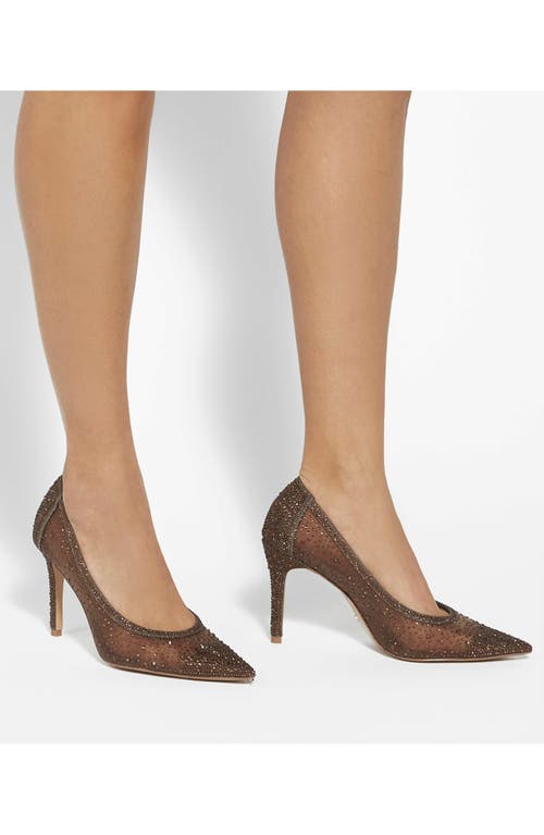 Dune London Brightest Pointed Toe Pump In Brown