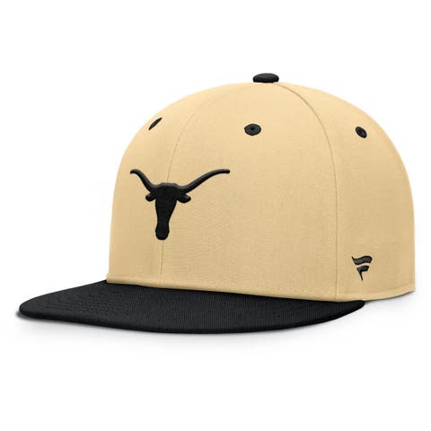 Men's Fanatics Gold/Black Texas Longhorns Balance Fitted Hat