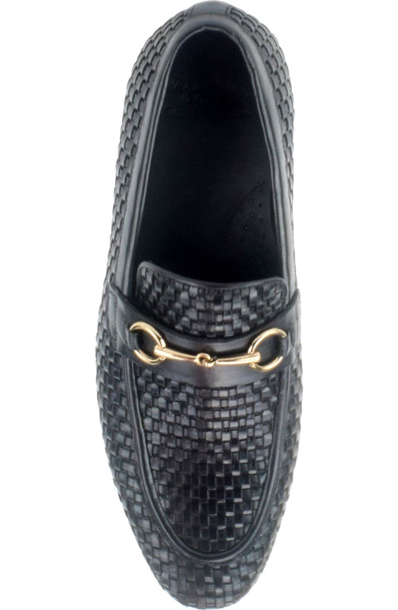 Warfield & Grand Durand Woven Bit Loafer, Alternate, color, Black