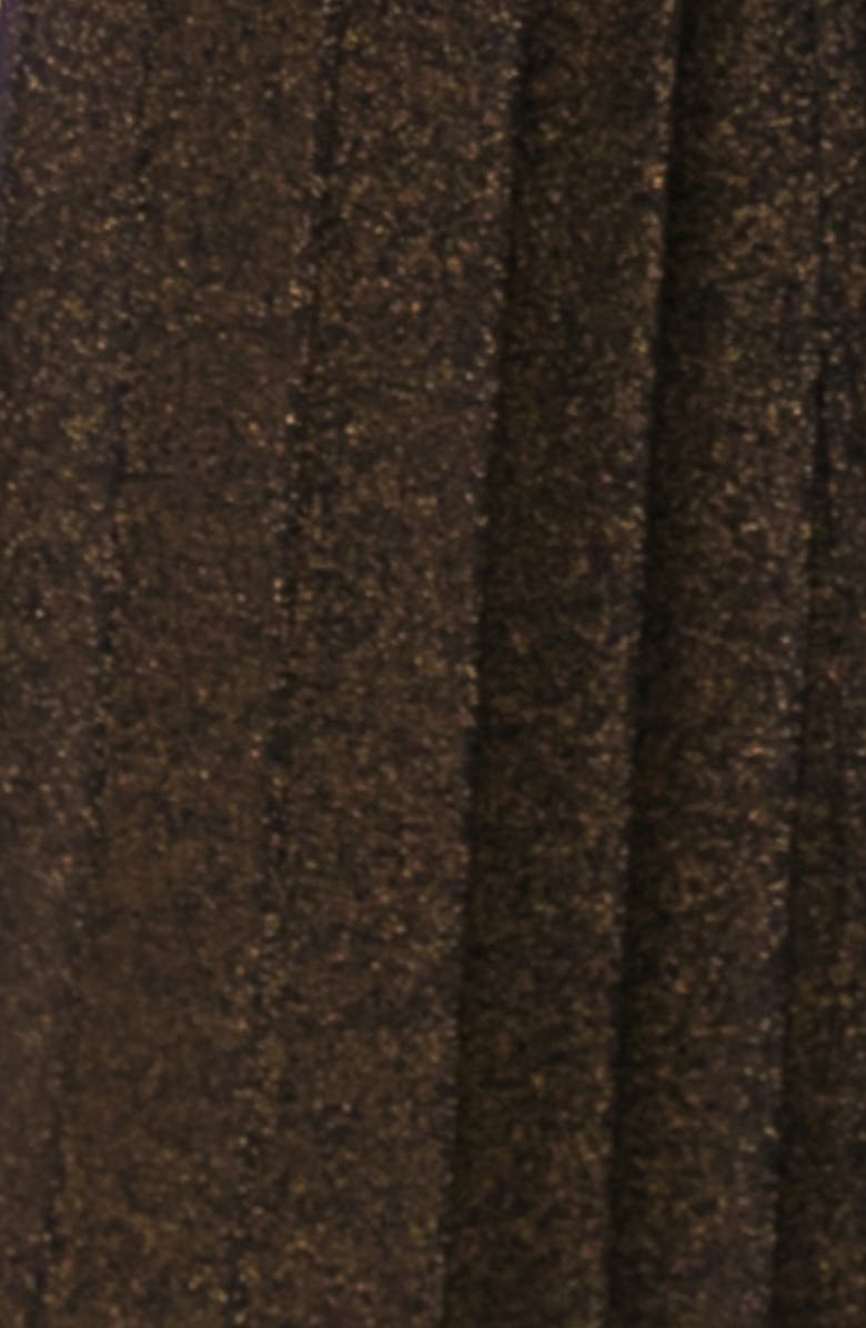 FLYING TOMATO Metallic Balloon Sleeve Sweater & Pants Set, Alternate, color, Black Bronze