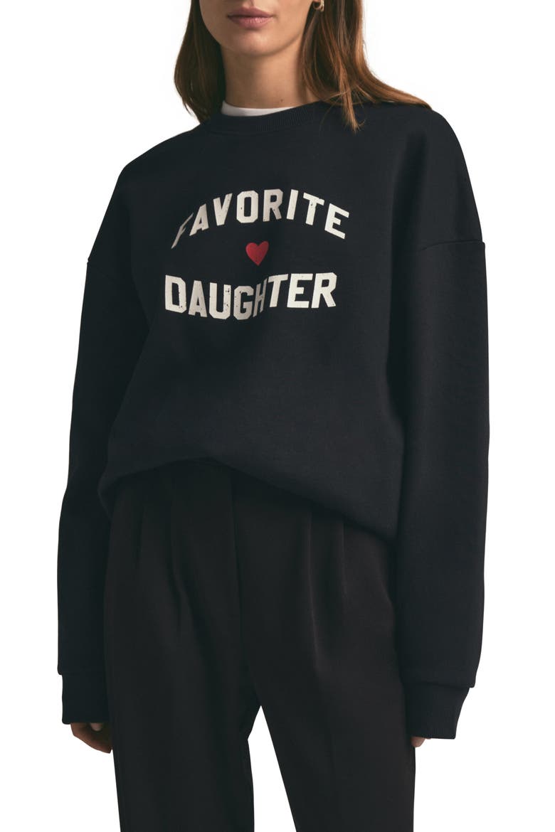Sweatshirt, Main, color, BLACK