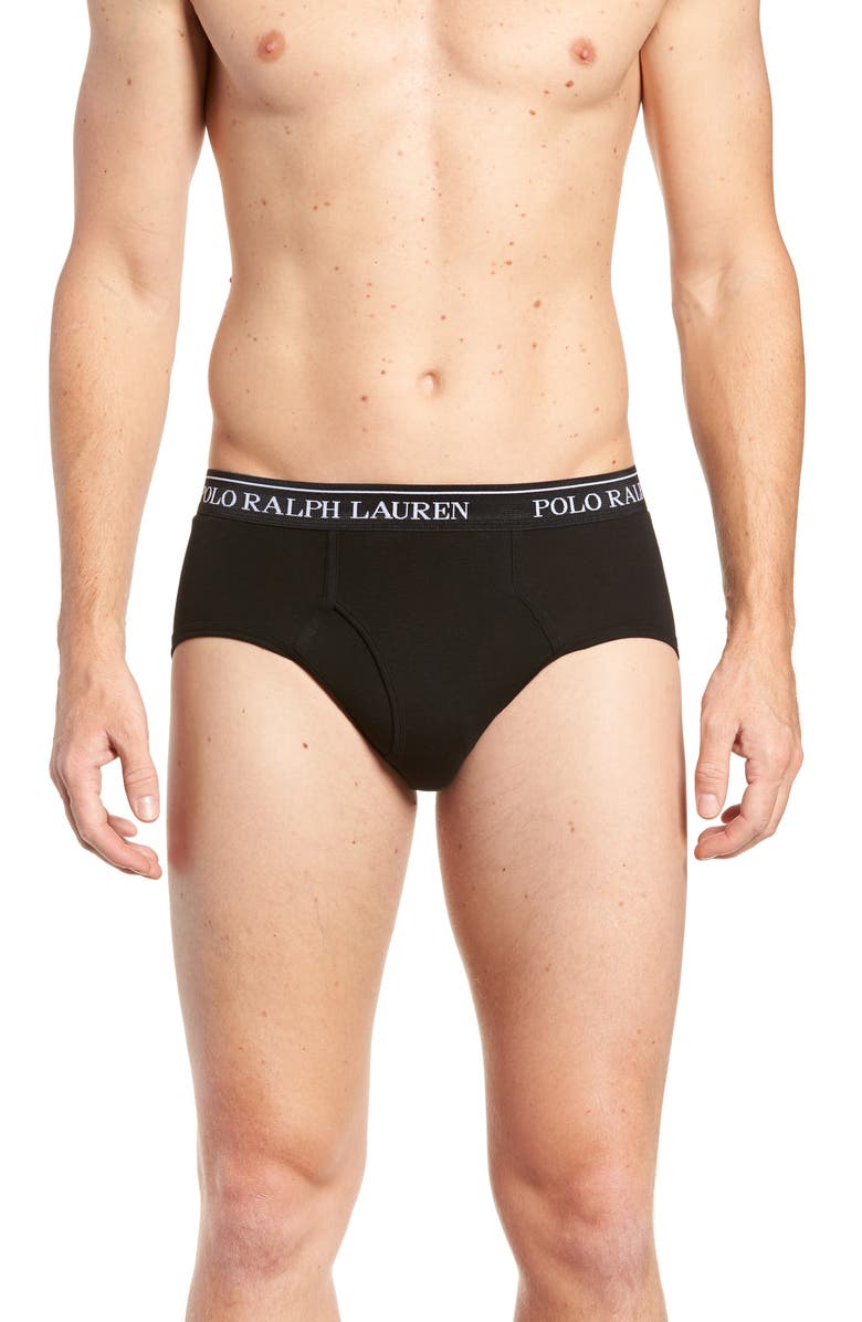 Polo Ralph Lauren 4-Pack Low Rise Cotton Briefs, Alternate, color,