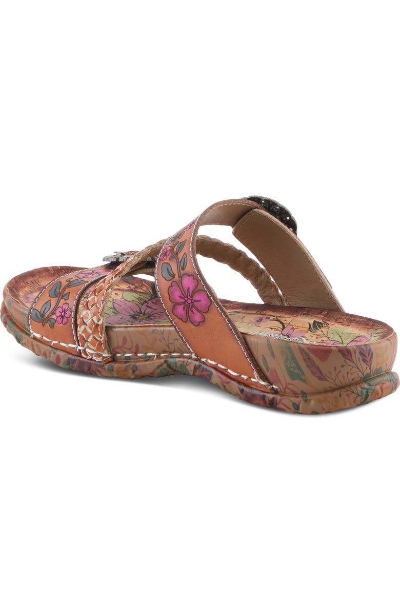 L'Artiste by Spring Step On the Road Slide Sandal, Alternate, color, Camel Multi