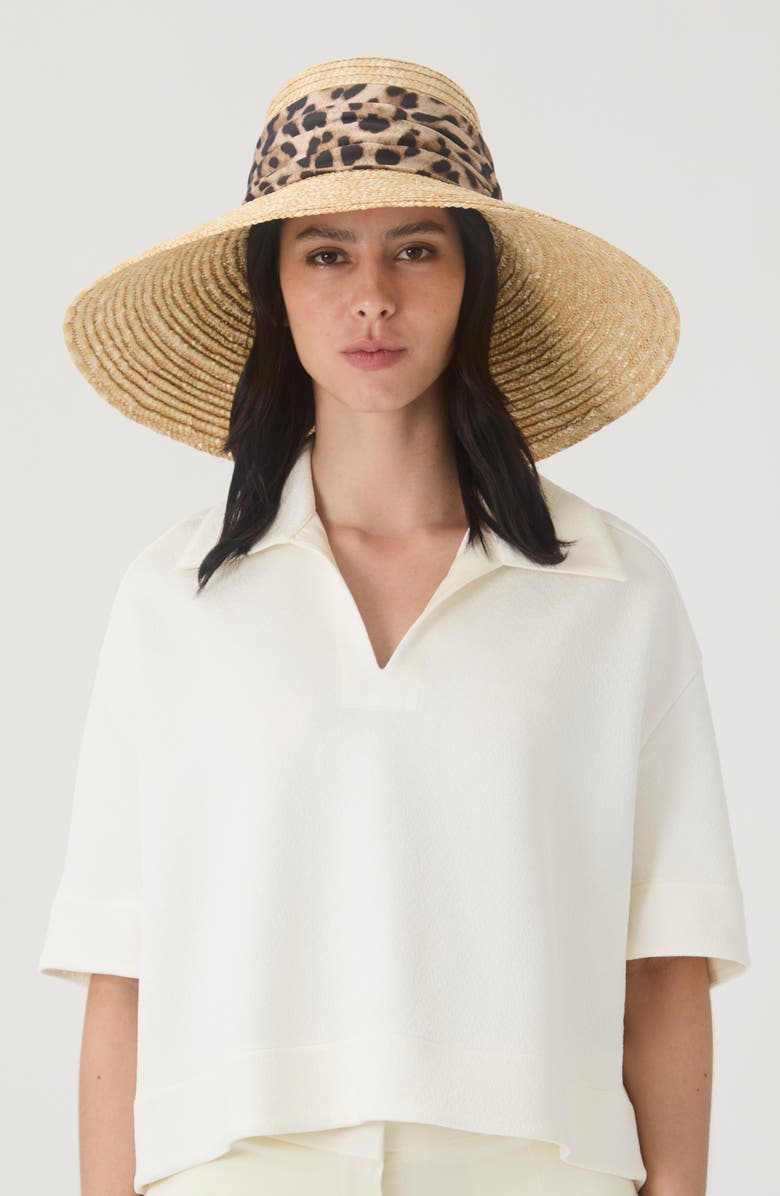 Eugenia Kim Mirabel UPF 50+ Straw Sun Hat, Alternate, color, Natural