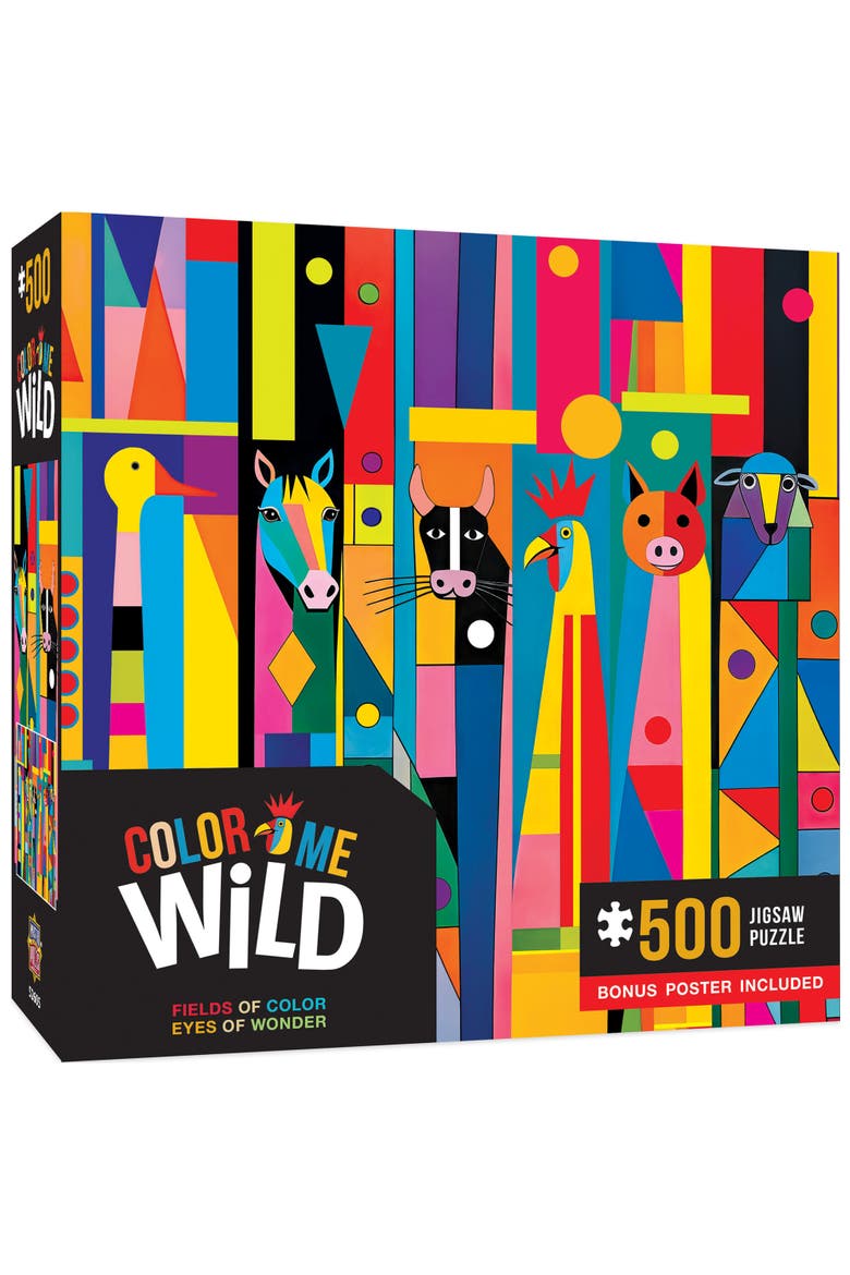 Fields of Color 500 Piece Puzzle, Main, color, Multicolor
