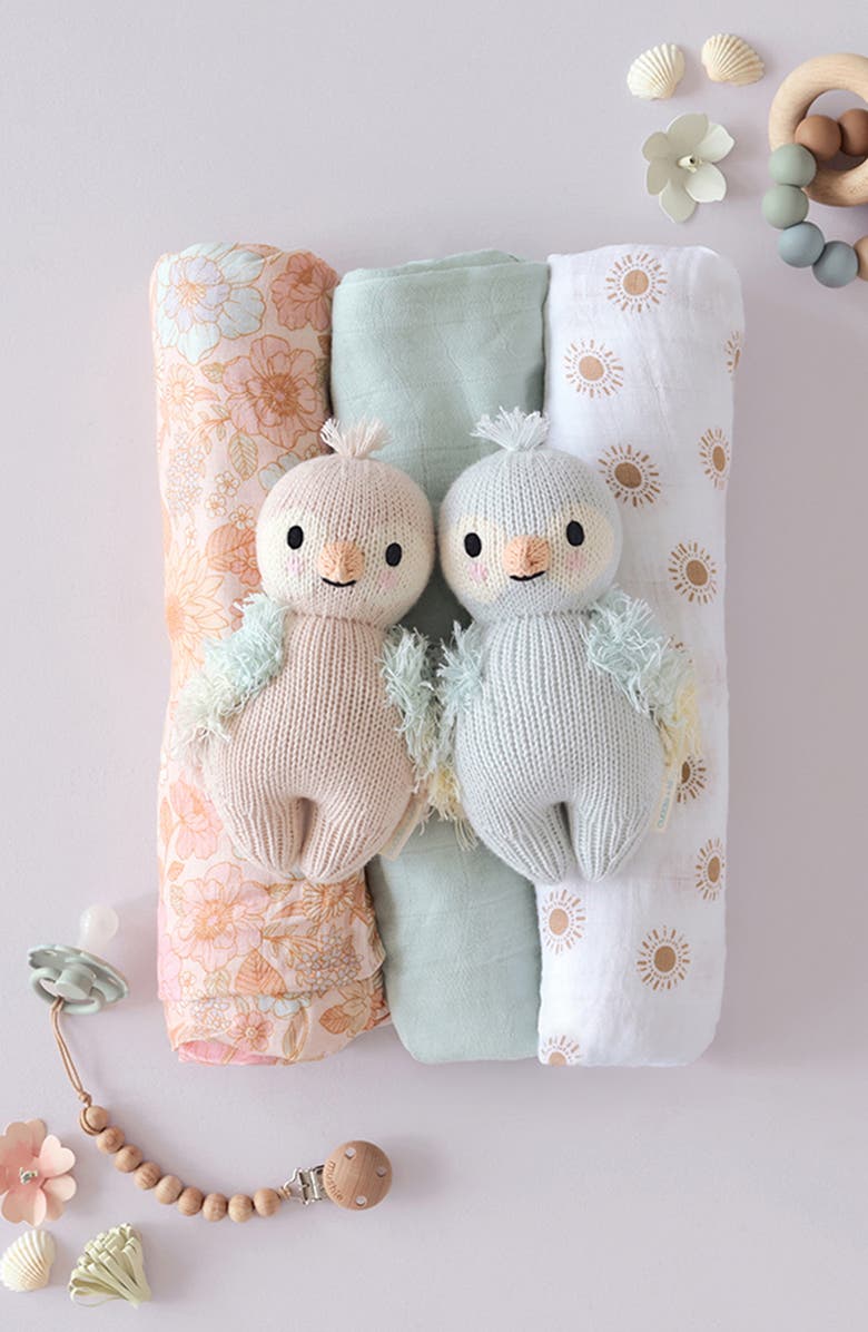 cuddle+kind Parrot Stuffed Animal, Alternate, color, Blue