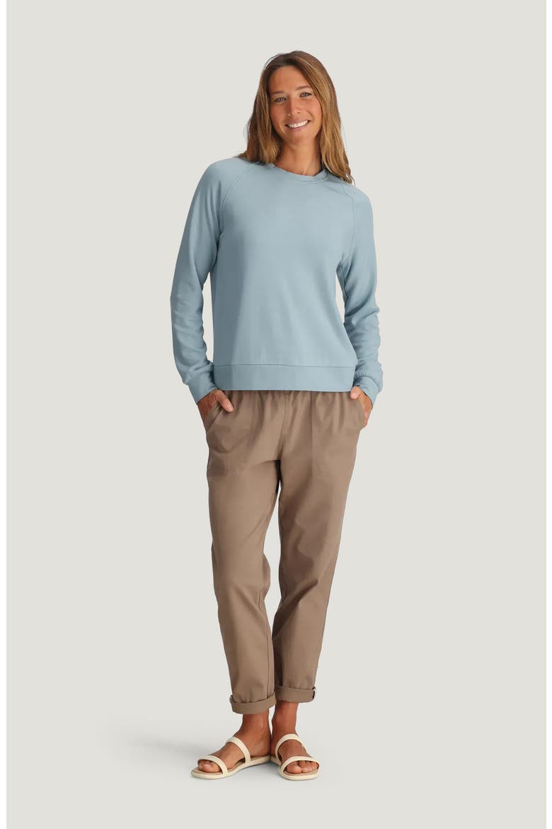 Lightweight Fleece Sweatshirt, Alternate, color, OCEAN MIST