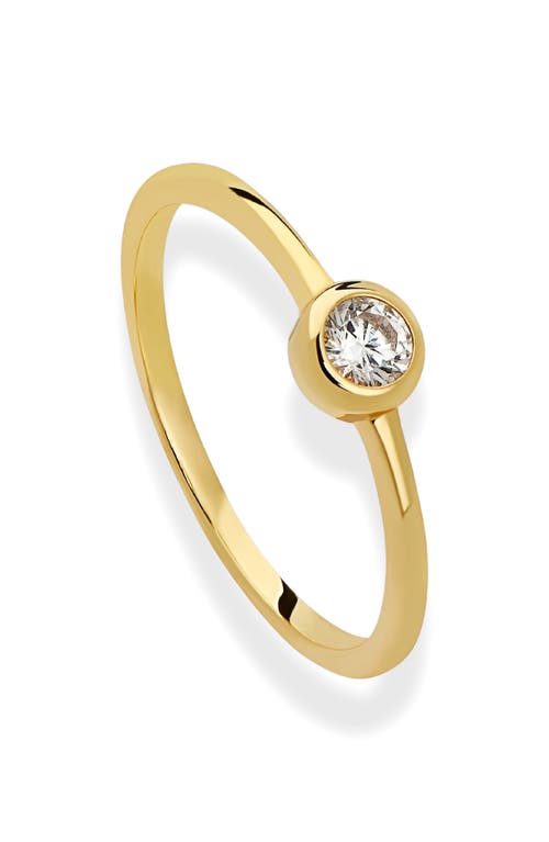 Mod & Jo Mod And Jo Dorian Bezel Stacking Ring In Gold