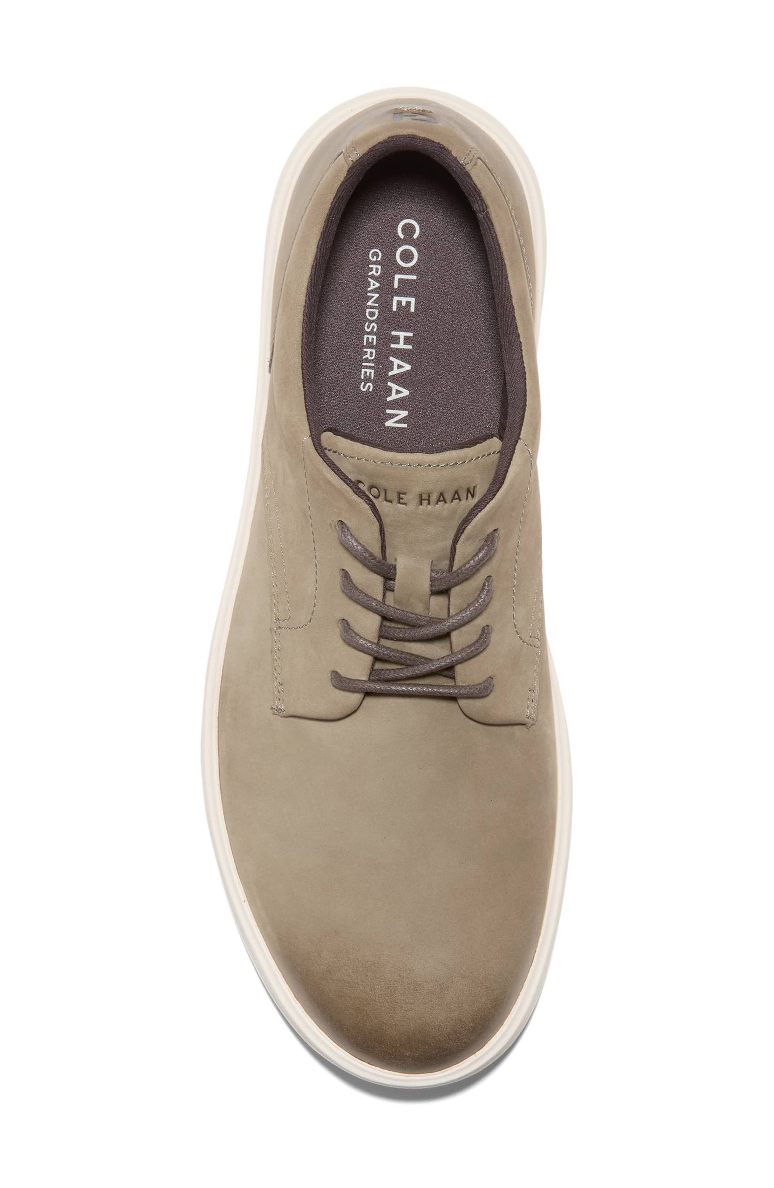 Grand Crosscourt Daily Plain Toe Sneaker, Alternate, color, SEA TURTLE NUBUCK / CHOCOLATE