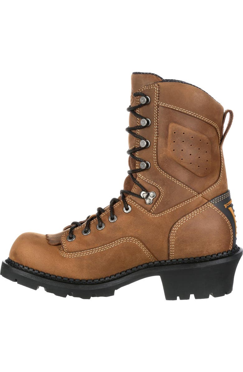 Georgia Boot Comfort Core Logger Work Boot, Alternate, color, Brown