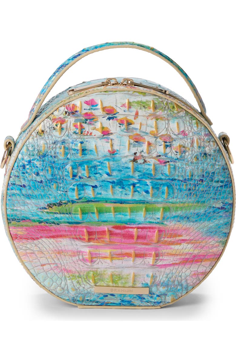 Brahmin Lane Croc Embossed Leather Crossbody Bag, Main, color,