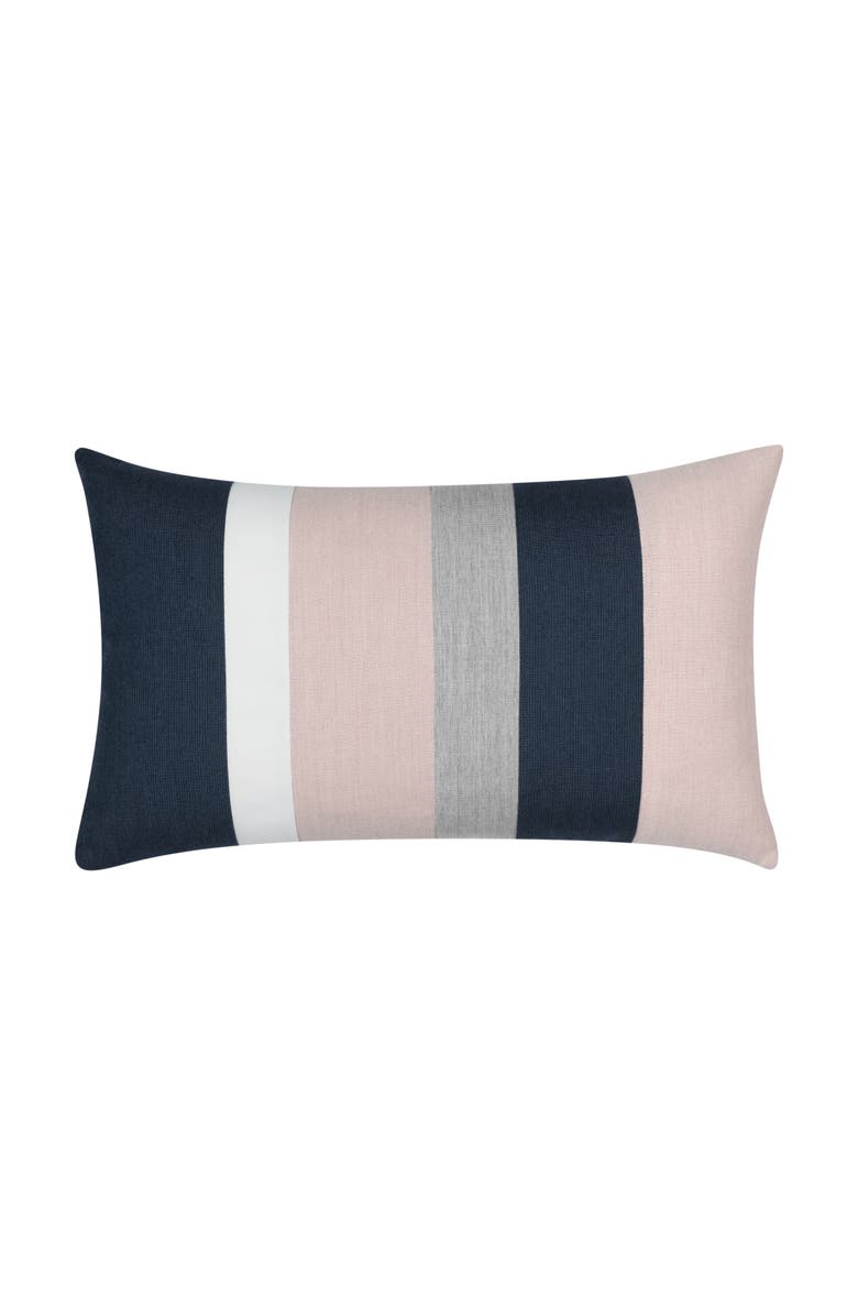 Elaine Smith Rose Quartz Multi panelled Indoor & Outdoor Woven Accent Pillow, Main, color, Multi