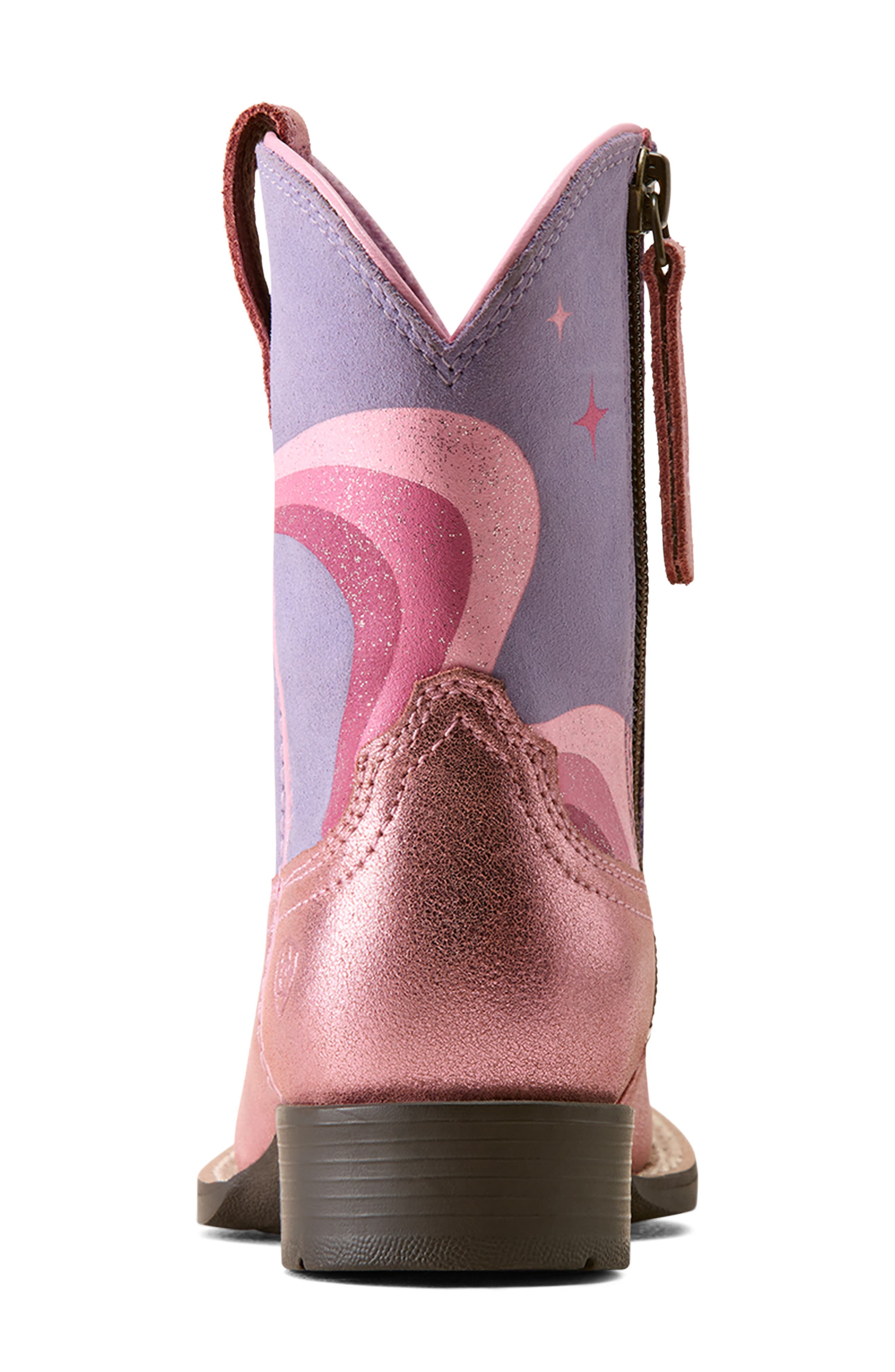 Kids' Unicorn Magic Western Boot, Alternate, color, CHARMING PINK