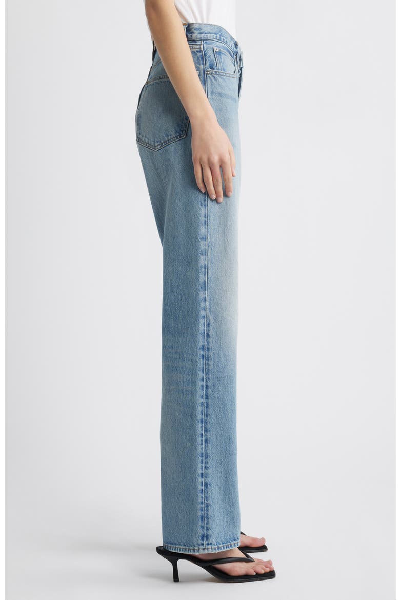 The Vertical High Waist Relaxed Straight Leg Jeans, Alternate, color, LAURENCE