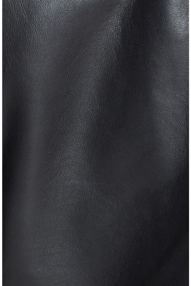 Cascade Leather Jacket, Alternate, color, BLACK