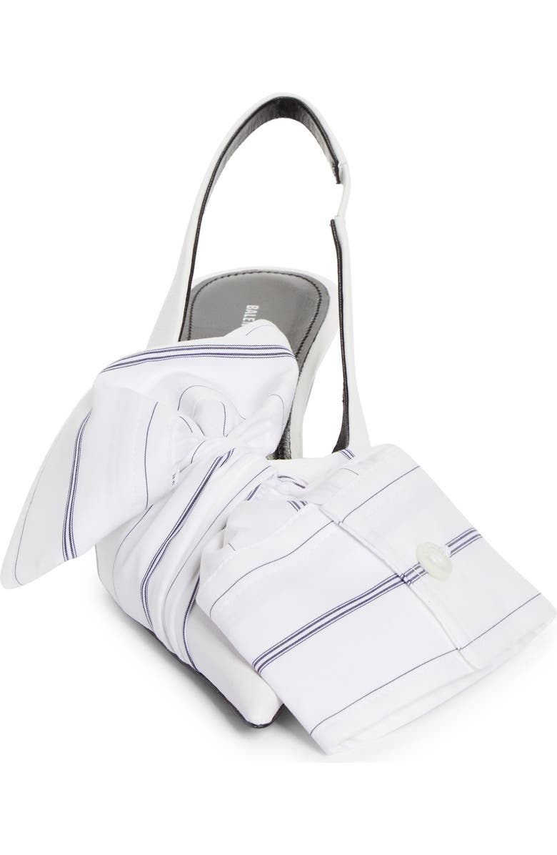 Balenciaga Pointed Toe Kitten Heel Slingback Pump, Alternate, color,