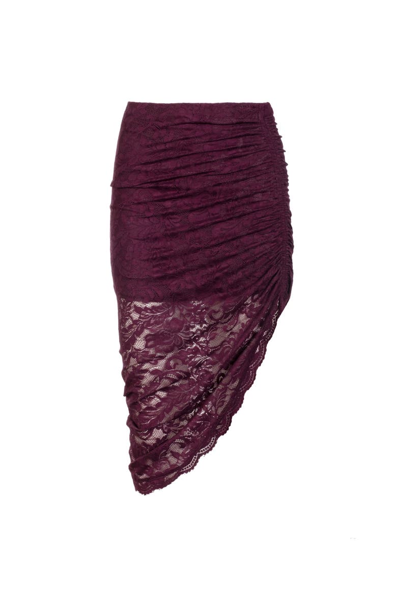 Nellia Lace Skirt, Main, color, Purple, Floral