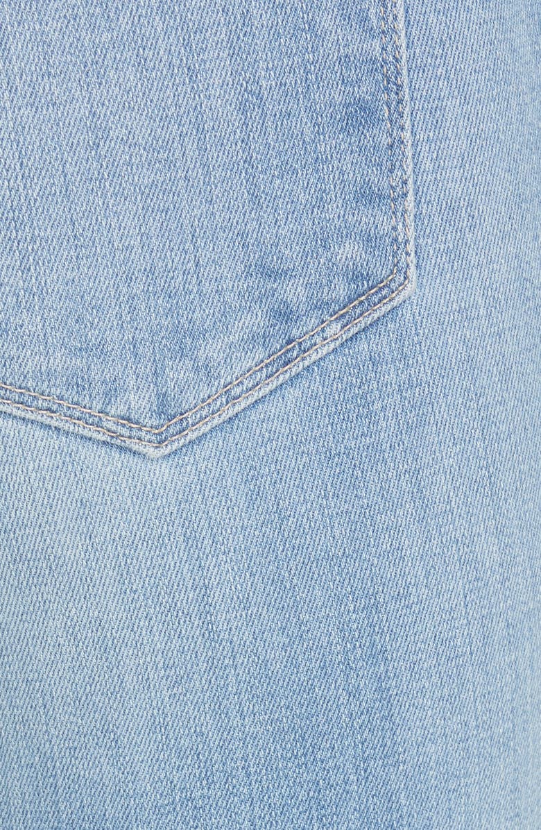 FRAME Le High Frayed Hem Crop Straight Leg Jeans, Alternate, color, 