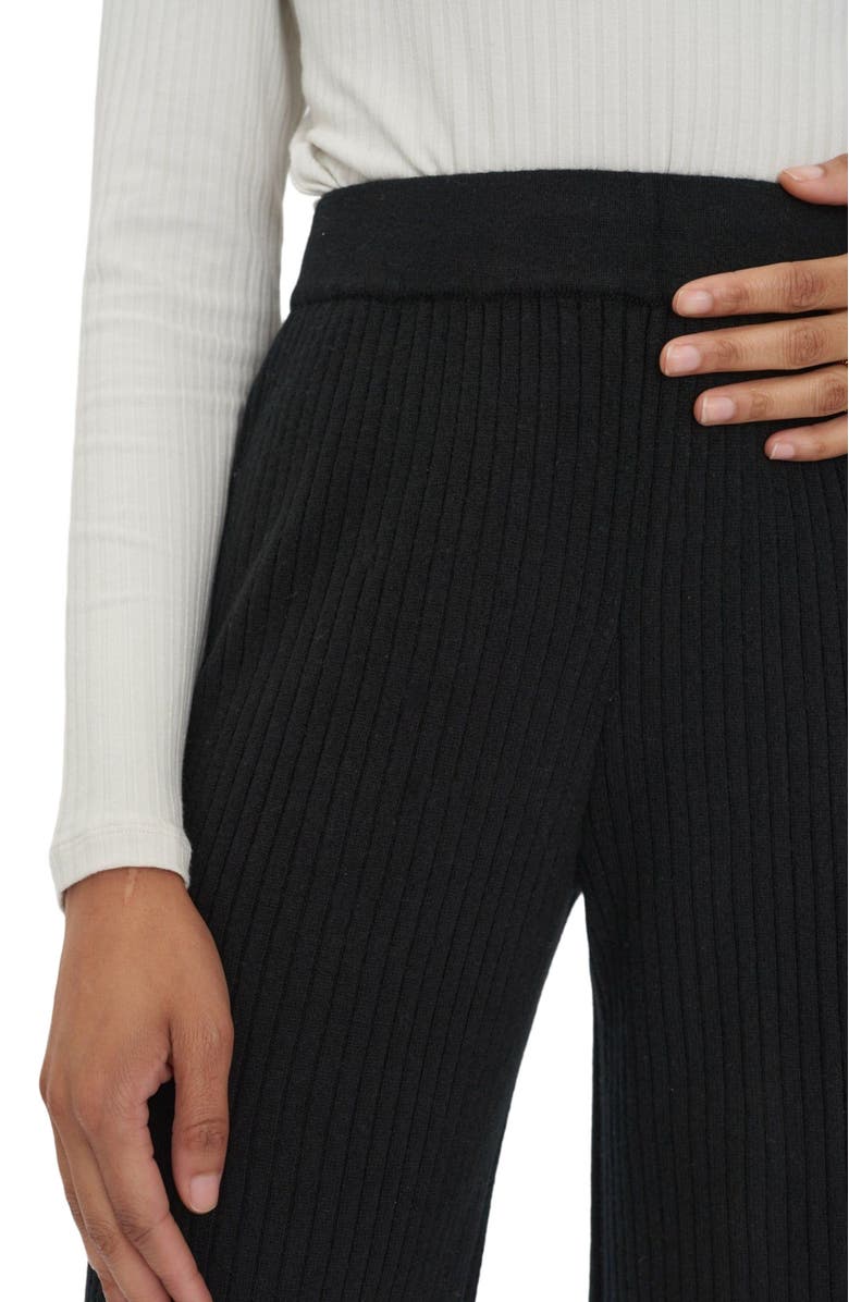 Gobi Cashmere Cashmere Pants, Alternate, color, Black