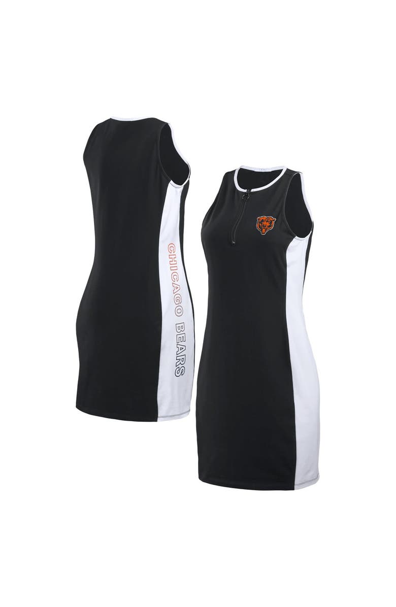 WEAR by Erin Andrews Women's WEAR by Erin Andrews Black Chicago Bears Bodyframing Tank Dress, Alternate, color, 