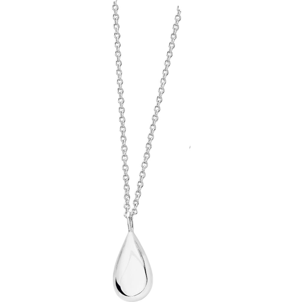 Lucy Quartermaine Tear Drop Pendant In Metallic