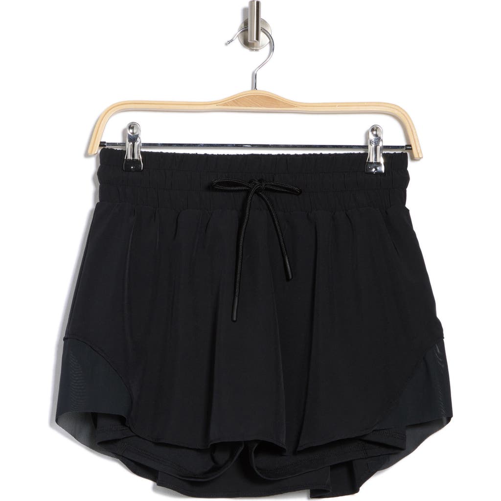 Marika Anya Mesh Panel Drawstring Skort