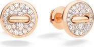 Pomellato Pom Pom Diamond Dot Stud Earrings