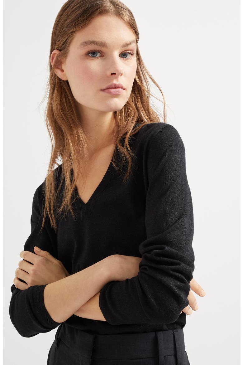 Sparkling sweater, Alternate, color, Black
