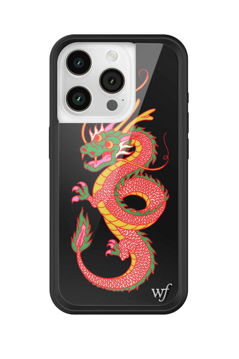 Year of the Dragon iPhone Case, Alternate, color, Black