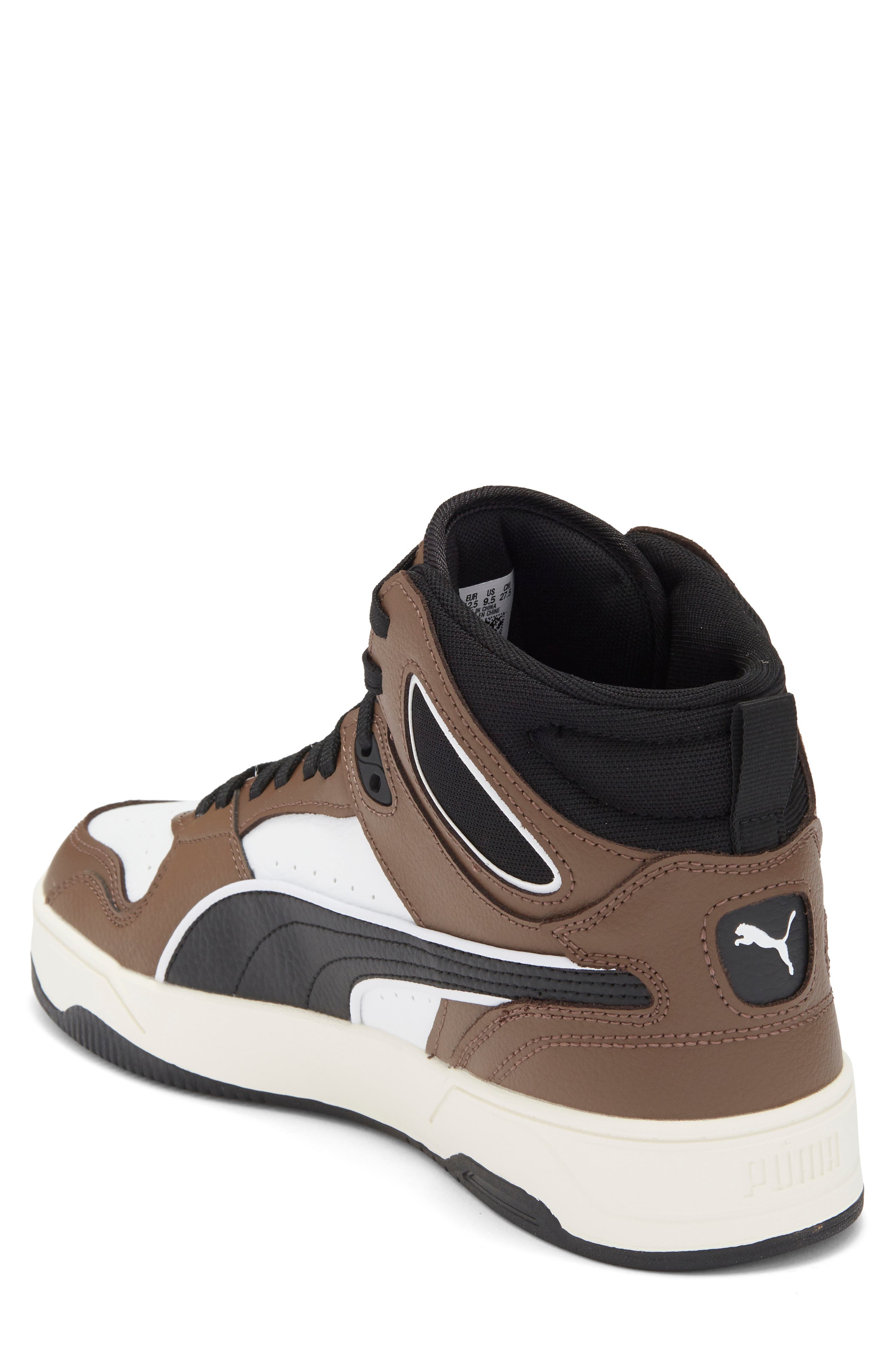 PUMA RBD Break Mid Top Sneaker, Alternate, color, Puma White/ Puma Black/ Bronze